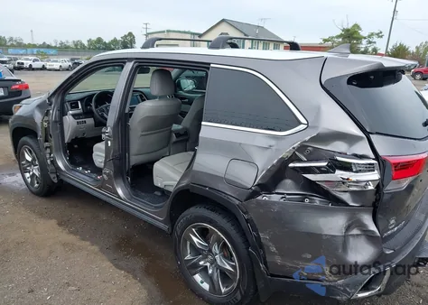 2018 Toyota Highlander Hybrid Limited Platinum из США, поврежденный, VIN 5TDDGRFH6JS040189